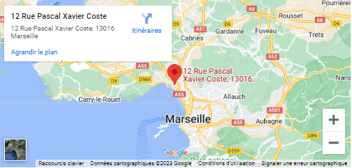 Google maps locaux de Marseille