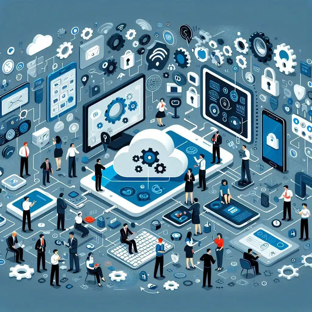 Illustration notion MDM - mobile device management