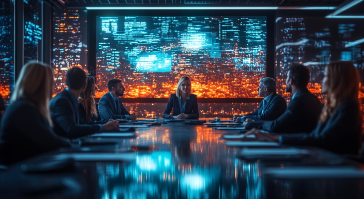 Illustration salle de réunion